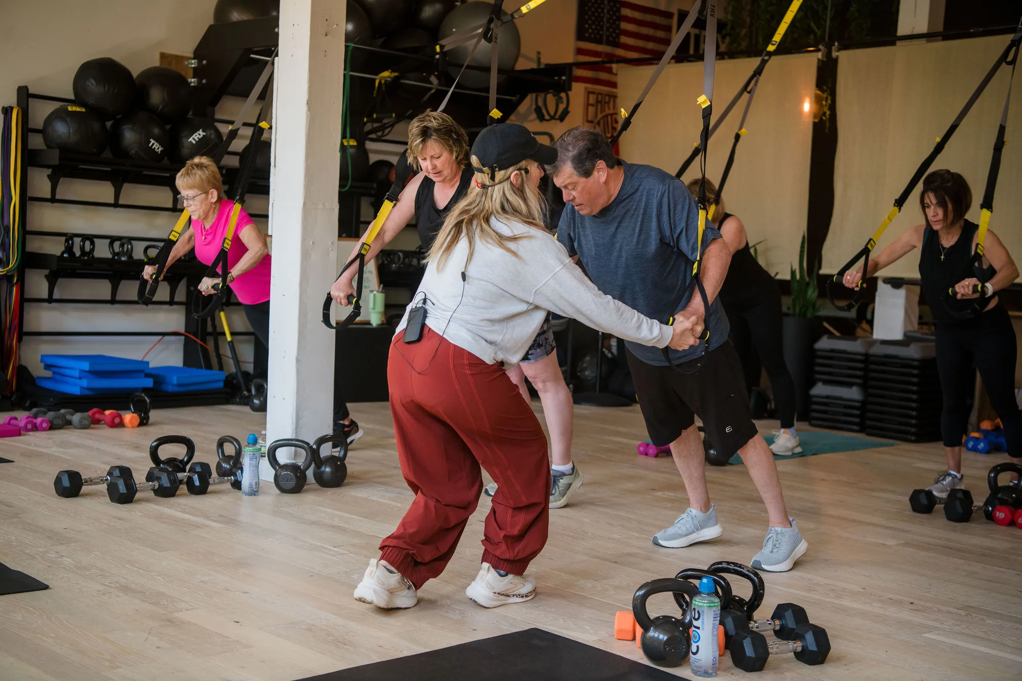 Get Flexy personal training client working with a coach